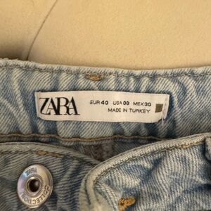 Zara Faded Blue Denim Jacket
